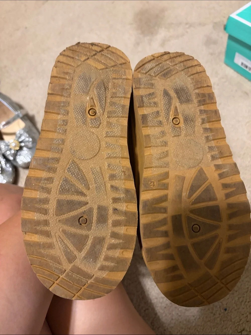 Kids Brown moccasin shoe